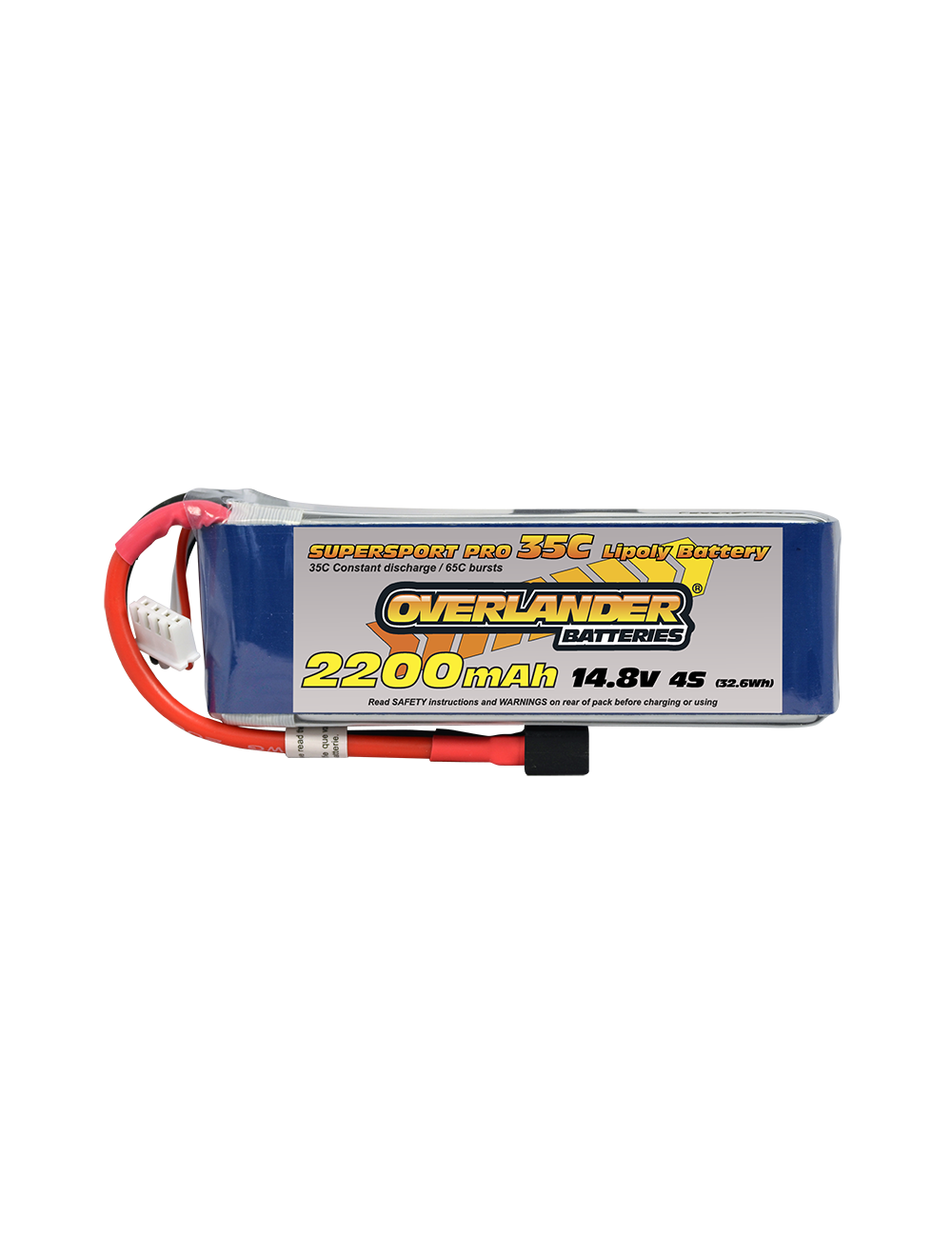 Overlander Lipo Battery 14.8V 4S For Iame X30 2200mAh