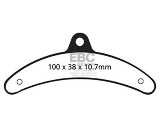 Ebc Fa543 Hard Brake Pad Set