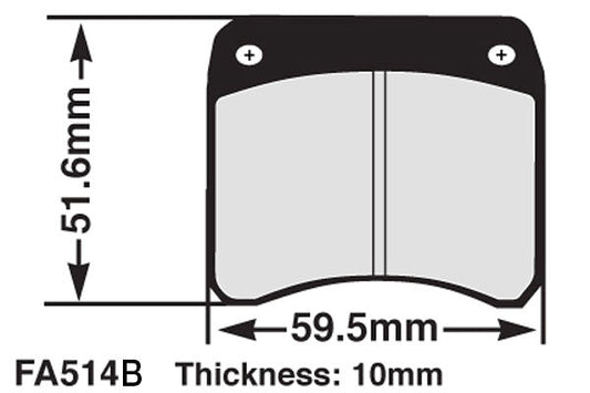 Ebc Fa514B Kelgate / Mx Sinted Brake Pads - Pair