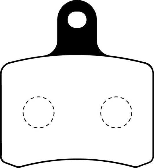 EBC OTK Tonykart BSD Brake Pad Set FA553 Organic FA Series