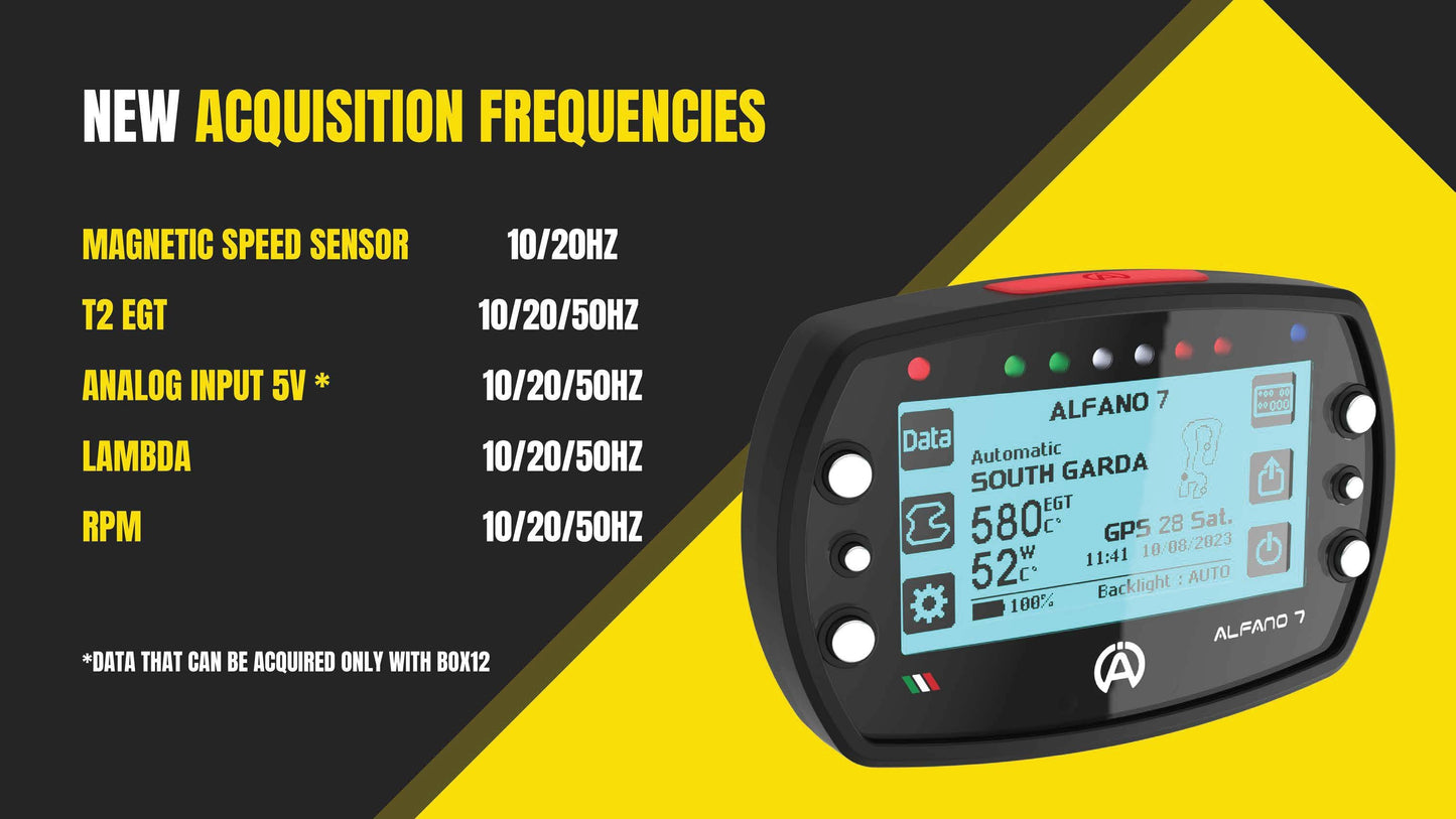 Alfano 7 Karting GPS and Data Logging Unit