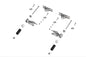 Freeline Cadet Cik Plastic Rear Bumper Fixing Kit