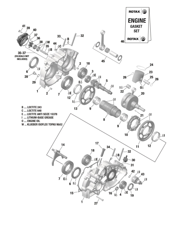 Rotax Max DD2 Crankcase Gear Gasket - Kartz