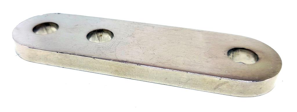 hromed 3 Hole Universal Bracket 82mm X 24mm Exhaust