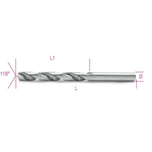 Beta Tools 8mm Hss Drill Bit