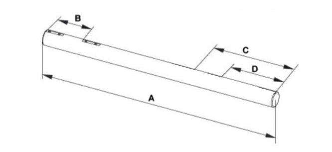 Senzo OTK (TonyKart) 50mm Pattern Rear Axle - Kartz