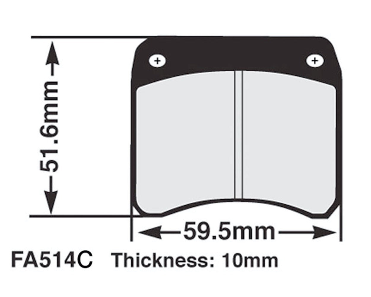 Ebc Fa514C Kelgate / Mx Hard Brake Pads - Pair