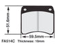 Ebc Fa514C Kelgate / Mx Hard Brake Pads - Pair