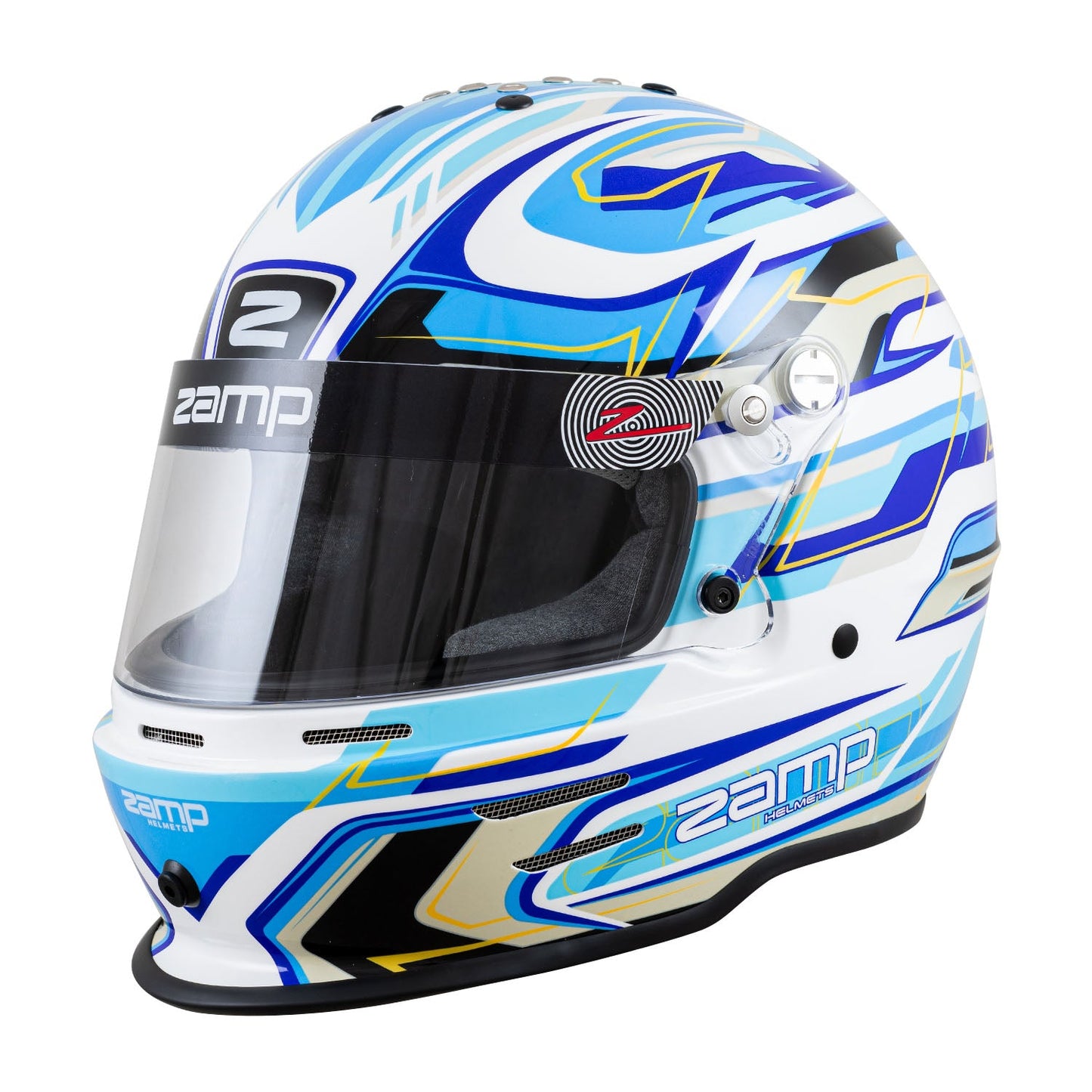 ZAMP RZ 42 Youth CMR White / Blue - Kartz