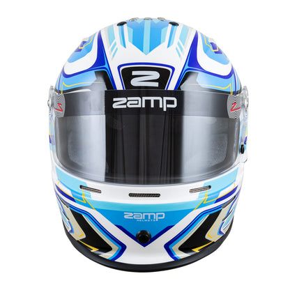 ZAMP RZ 42 Youth CMR White / Blue - Kartz
