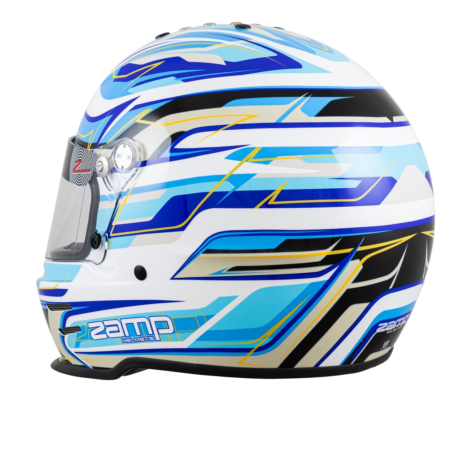 ZAMP RZ 42 Youth CMR White / Blue - Kartz