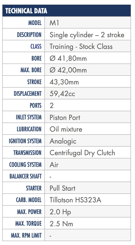 Iame Bambino M1 Complete Engine