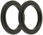 Black 25mm X 5mm Stub Axle Spacer / Wheel Spacer X 2