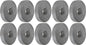 Blue Rubber Washer 20mm X 6mm X 4mm X 10