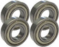 Wheel Bearing 6202ZZ 15mm I.D, 35mm O.D Pack of 4