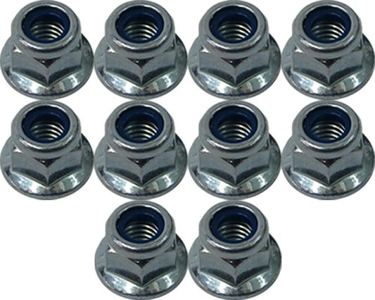 Flanged Nyloc Nut M6 X 10