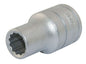 Teng Tools Socket 1/2 Inch Drive 12 Point 22mm M120522-C