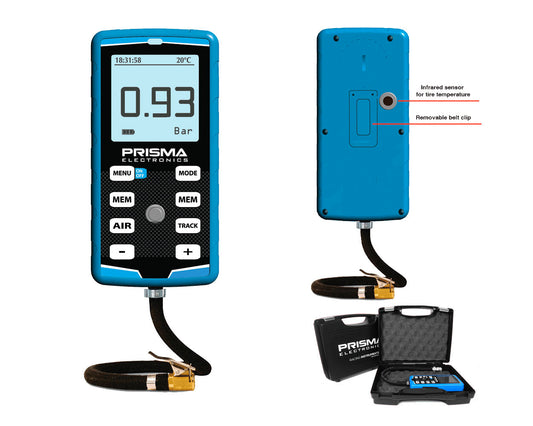 Prisma Tyre Pressure Gauge W/ IR Pyrometer