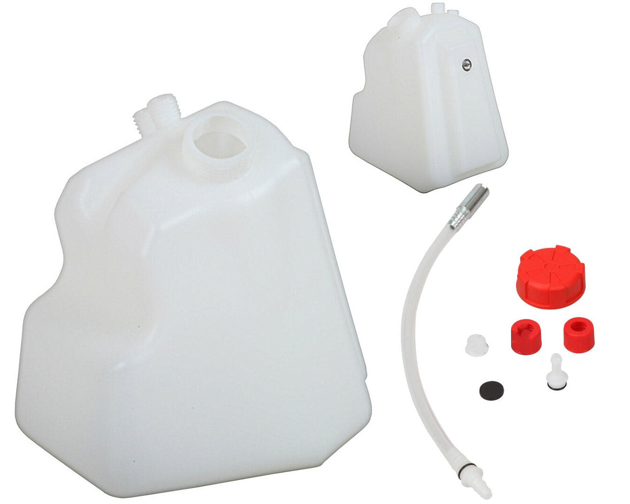 V2 Type 3 Ltr Petrol Tank w/Insert Red Connection Kit Righetti