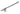 TonyKart OTK Easysteer Slotted Steering Column 49cm M8 Stud  0005.FA8