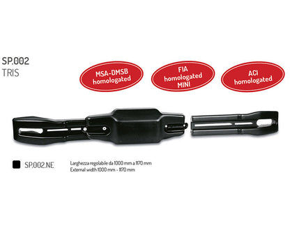 KG Adjustable Tris Cadet Bumper SP.002 1000-1170mm FIA-CIK