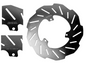 Wright Karts Cadet Bambino Brake Disc 3mm X 185mm Slotted / Drilled
