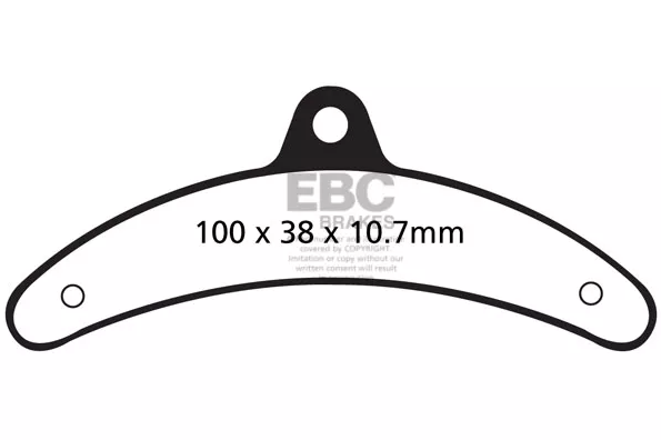 EBC FA543 Brakes British Made Organic FA Series Brake Pads