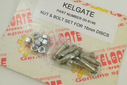 Kelgate 16mm Nut & Bolt Disc Set (Pack Of 8) 00-8146