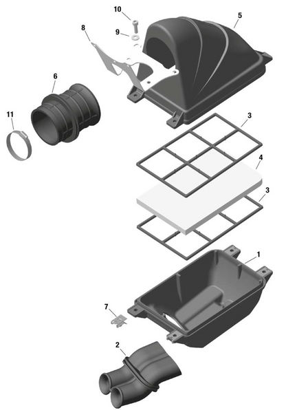 Air Box Bracket 251720 For Rotax