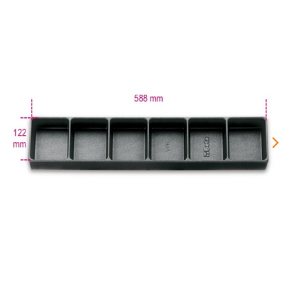 Beta VP Roller Cab Thermoformed Storage Trays