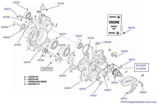 Rotax Max Plastic Chain And Clutch Guard