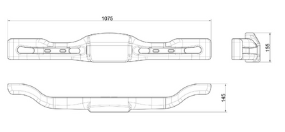 Rear Bumper Mini XTR20 1060mm 005-BR-88