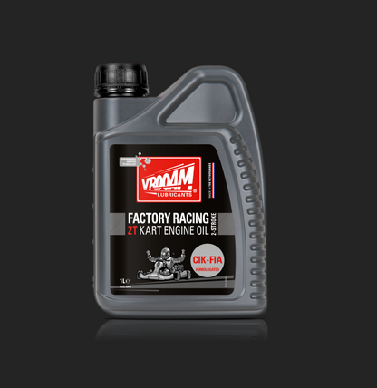 Vrooam Lubricants 2T Racing Engine Oil 1L CIK HOMOLOGATED