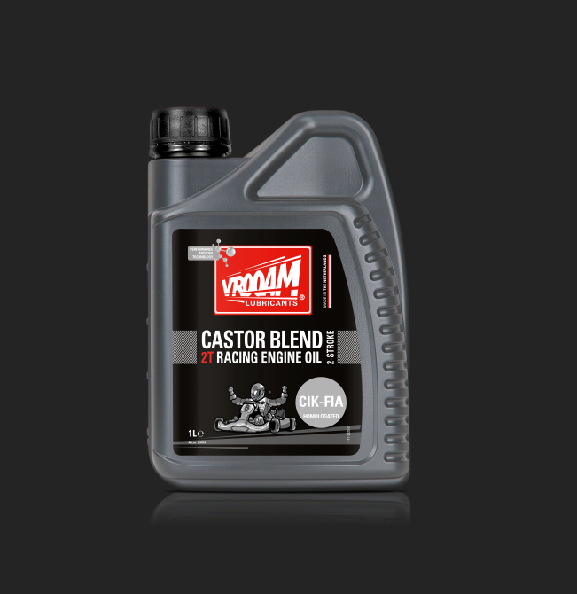 Vrooam Lubricants 2T Racing Engine Oil 1L CIK HOMOLOGATED