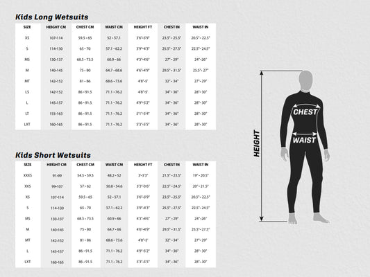 Storm Transparent Wetsuit Kids 120