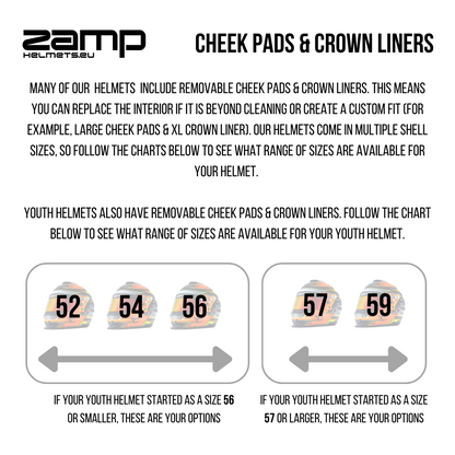 ZAMP RZ 42 Youth CMR White / Blue - Kartz