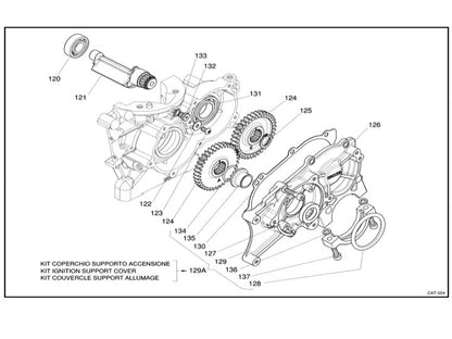 Iame X30 Balancing Shaft Gear X30125755B