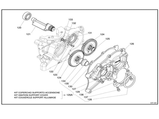 Iame X30 Balancing Shaft Gear X30125755B