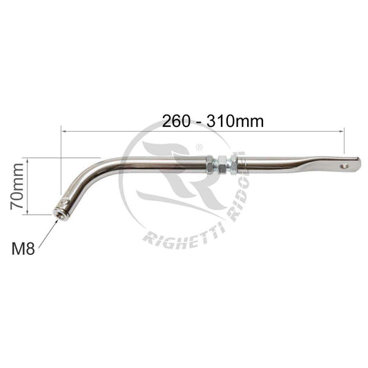 Adjustable Seat Stay For Tonykart Engine Side - Rr