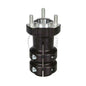 Wheel Hub D.30mm L.115mm Key 6/8mm - Black Aluminium - Kartz