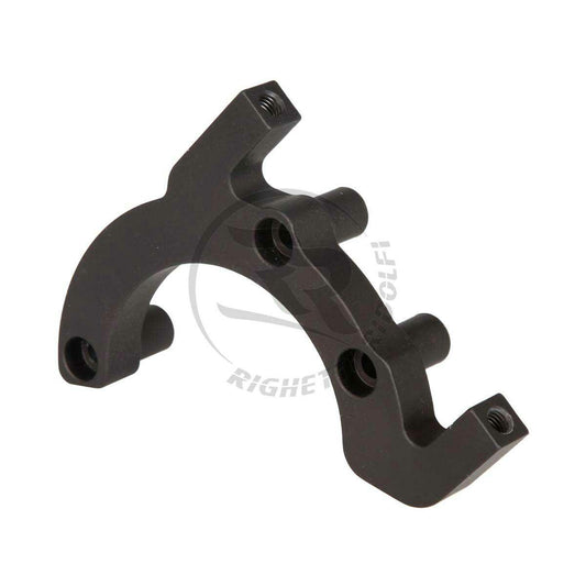 35° Support For Speed Evo Rear Brake Caliper Black Anodized - Kartz