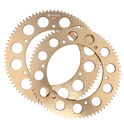 Senzo 219 Pitch CNC Gold Rear Axle Sprocket