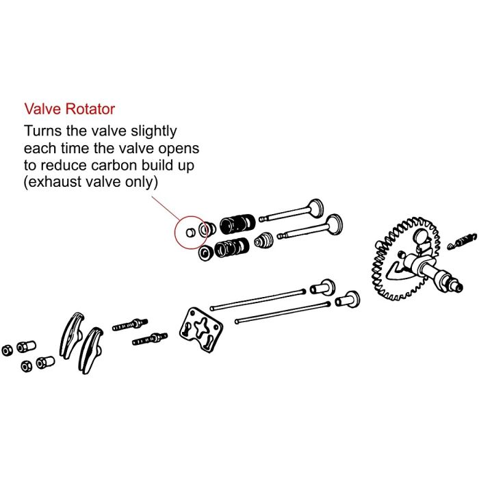 Valve Rotator for Honda GX120 GX160 GX200 Engines 14781-ZE1-000