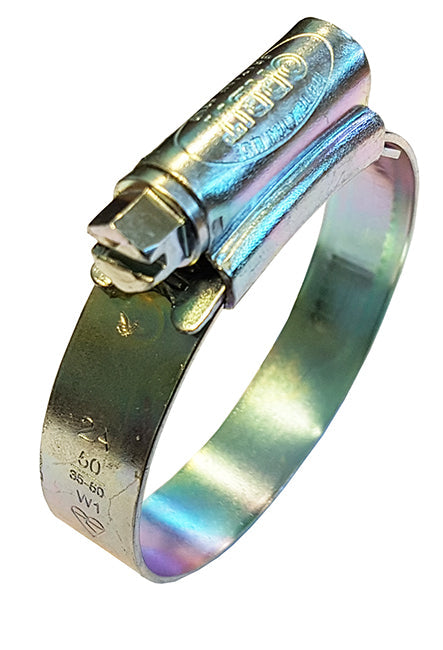 Hose Clip Mild Steel Bright Zinc Plated Various